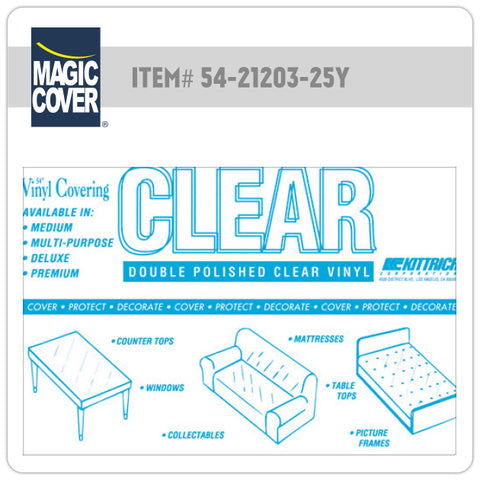 Magic Cover® | 54" Deluxe Clear Bulk Roll (Non-Adhesive)