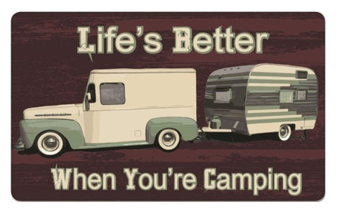 RV/Camping | Kitchen Mat - Designer Comfort | Life's Better When You're Camping