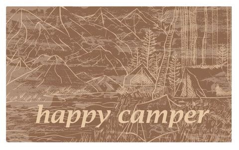 RV/Camping | Accent Mat - Textilene | Happy Camper