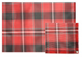 RV/Camping | Area Mat - Textilene (with Grommets) | Red Plaid