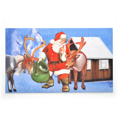 Seasonal Door Mat | Recycled Crumb Rubber - Secret Santa
